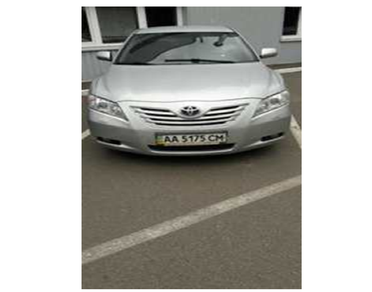 Легковий автомобіль Toyota Camry 2.4 I, 2007 року, номер кузова JTNBE40K303091598, номер державної реєстрації №АА5175СМ, тип пального бензин, об'єм двигуна 2,4.  Основні засоби у кількості 26 шт.